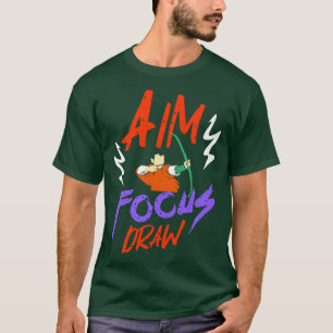 Camiseta Desenhar de Focagem de Arranjo
