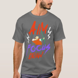 Camiseta Desenhar de Focagem de Arranjo