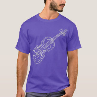 Camiseta Desenho 1 da Linha do Violino