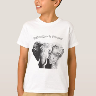 Camiseta Desenho Africano do Elefante Bush