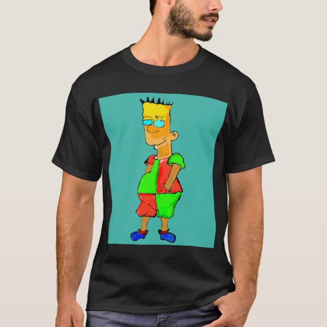 Camiseta desenho animado (Frente)