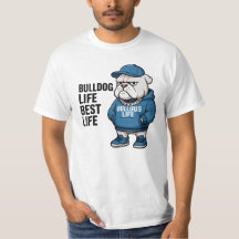 Desenho Animado da Vida do Bulldog Inglês Legal