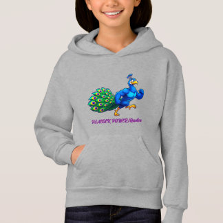 Camiseta Desenho Animado de Pavão Musculoso e Divertido