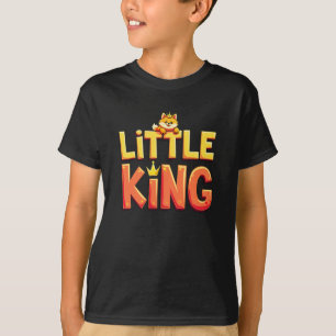 Camiseta Desenho Animado do Pomerânia Rei Pequeno e Fofo