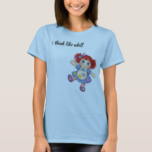 camiseta desenho boneca