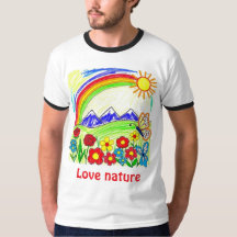 Desenho Colorido da Natureza para Amantes da Natur