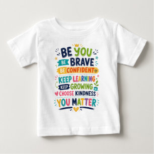 Camiseta Desenho Colorido de Crianças em Cartoon Positivo