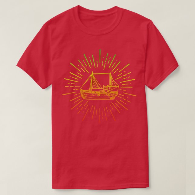 Camiseta Desenho Colorido de Entrega (Frente do Design)