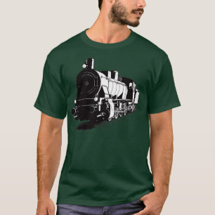 Camiseta Desenho da antiga locomotiva 1
