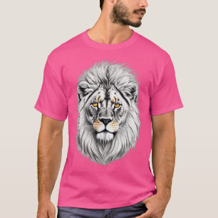 Camiseta Desenho da cabeça do leão