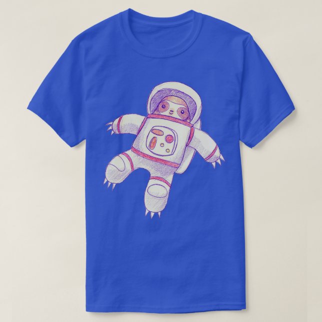 Camiseta Desenho da Lama do Astronauta (Frente do Design)