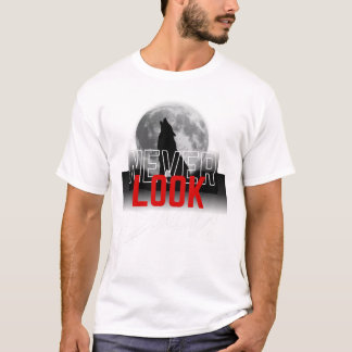 Camiseta Desenho da Lua Never Look Back