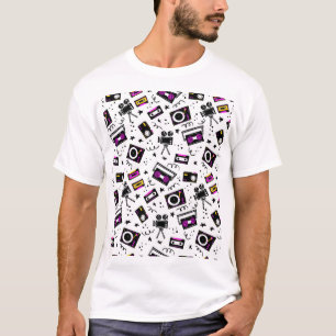 Camiseta Desenho Da Mão Do Jogador De Música
