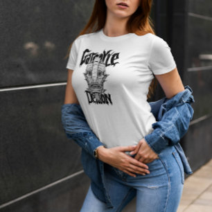 Camiseta Desenho Da Mão Do Monstro De Gargoyle