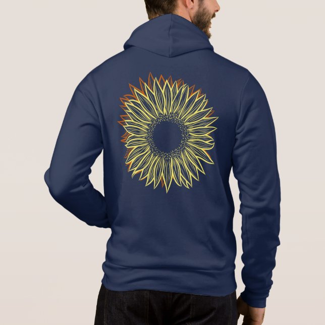 Camiseta Desenho Da Mão Luminosa Rústica Floral (Verso)
