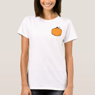 Camiseta Desenho da Pumpkin da Estação de Queda