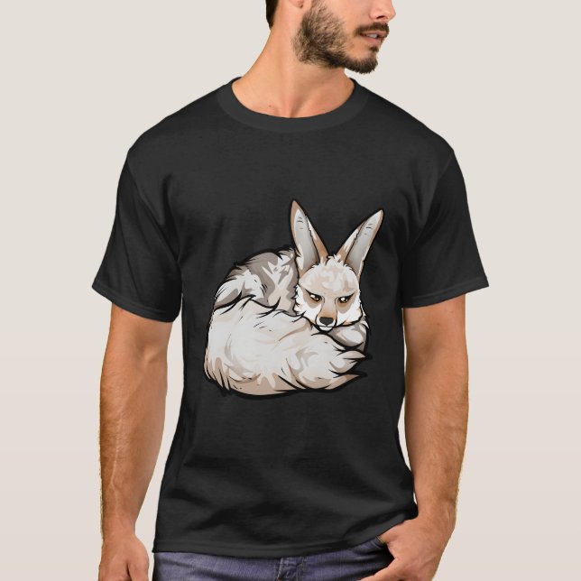 Camiseta Desenho Da Raposa De Blanford (Frente)