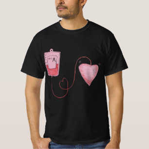 Camiseta Desenho da Unidade Sanguínea