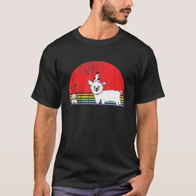 Camiseta Desenho de Aniversário do Cachorro (Frente)