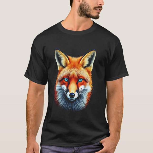 Camiseta Desenho de Arte Fuchs 1 (Frente)