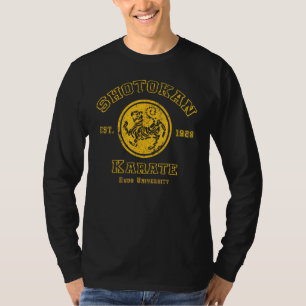 Camiseta Desenho de Artes Marciais da Universidade Shotokan
