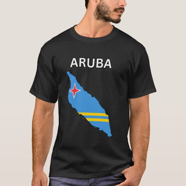 Camiseta Desenho de Aruba (Frente)