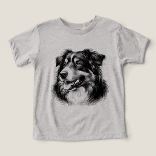 Camiseta Desenho de Australian Shepherd