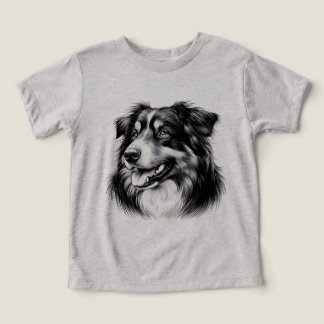 Camiseta Desenho de Australian Shepherd