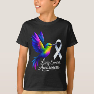 Camiseta Desenho de Ave Sobrevivente de Conscientização do