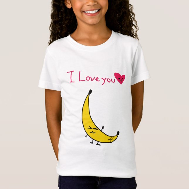 Camiseta Desenho De Bebê De Banana Cuta (Frente)