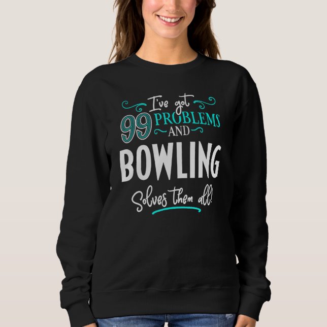 Camiseta Desenho de Boliche - Boliche Resolve Tudo (Frente)