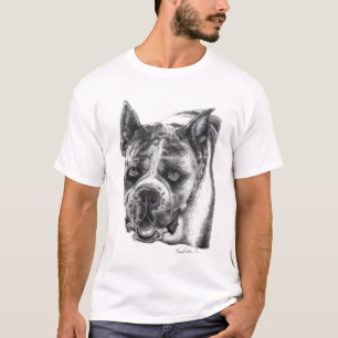 Camiseta Desenho de Boxer