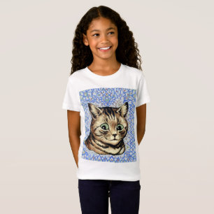 Camiseta Desenho de cabeça de gato por Louis Wain