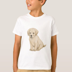 Camiseta Desenho de cachorrinho labrador