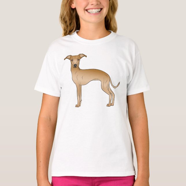 Camiseta Desenho de cachorro de desenho animado fofo do Gal (Frente)