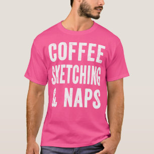 Camiseta Desenho De Café E Soneca Desenho Meninas De Animes