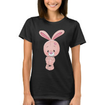 Desenho de Cartoon de Coelho | Camisa-T de coelho