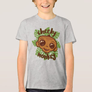 Camiseta Desenho De Cartoon De Macaco Cheiroso