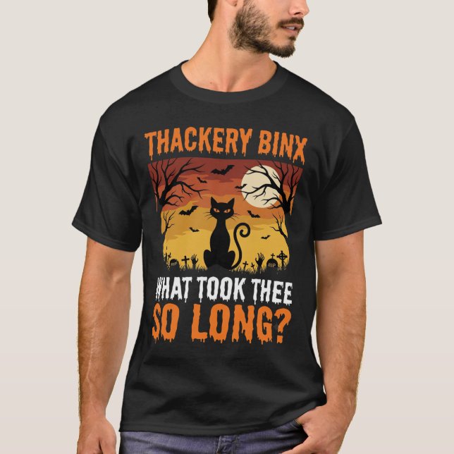 Camiseta Desenho de Citação de Cemitério de Lua de Gato Pre (Frente)