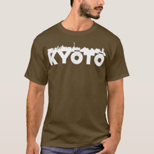 Camiseta Desenho de Contorno da Silhouette, Cidade do Japão