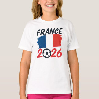 Camiseta Desenho de Cores da Bandeira do Fã de Futebol da F