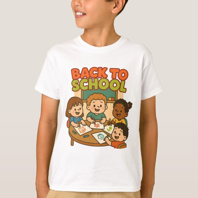 Camiseta Desenho de Crianças (Frente)