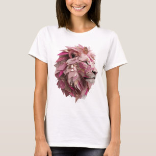 Camiseta Desenho de declaração do LION KING em prata ousada