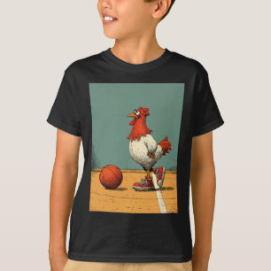 Camiseta Desenho de desenho animado engraçado esportes fran