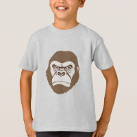 Desenho de desenhos animados de gorila