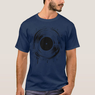 Camiseta Desenho de disco DJ