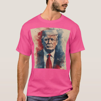 Camiseta Desenho De Donald Trump