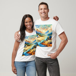 Camiseta Desenho de Expressão Simbólica do Vale Sagrado