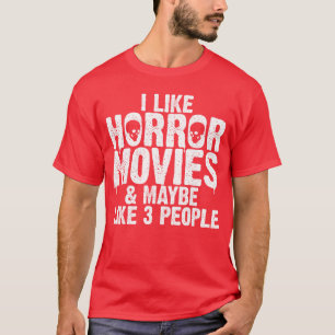 Camiseta Desenho de Filme de Terror Divertido para Homens M