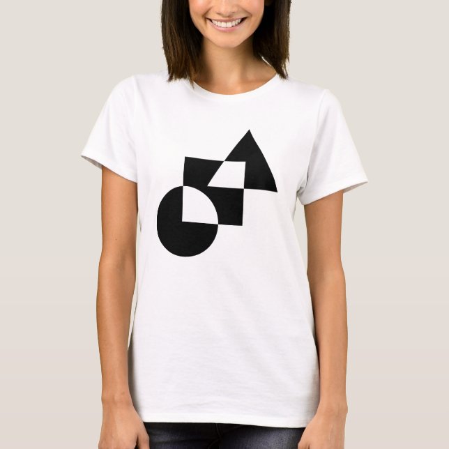 Camiseta desenho de Formas Geométricas (Frente)